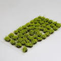 53-pcs 5mm Tall Diorama-Flowers-Grass Irregular Flower Clusters-Lime Green Static-Grass for Model-Train-Scener Wargaming-Terrain ，Dioramas & DIY Crafts