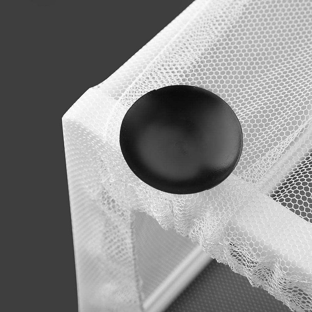 Still Awake Aquarium Fish Breeder Box, Hatching Box, Juvenile Fish Spawning Incubator, Water Isolation Net Hatcher, Nylon Mesh Fish Fry Hatchery Breeder Box Separation Net（White 3 Rooms S）