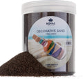 Royal Imports Decorative Beach Sand for Vase Filler, Wedding, Home Decor, Arts & Crafts, Fire Pit, Fireplace, Pet Tank Habitat - 4.5 LBS, Brown