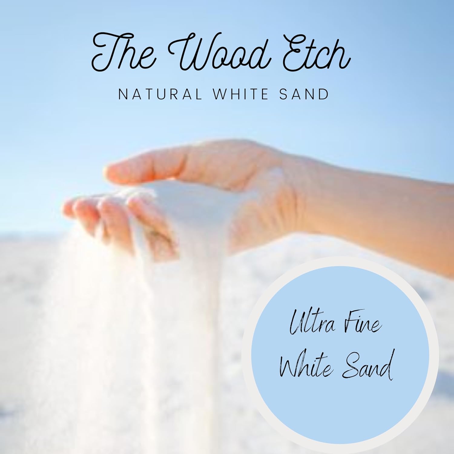 | White Sand, Fine Sand, White Aquarium Sand, Craft Sand, Colored Sand, Casting Sand, Decorative Bulk Craft Sand, Playsand (10 LB)