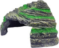 LEOTERRA Reptile Hide Cave & Basking Platform - Resin Rock Aquarium Decor for Leopard Gecko, Bearded Dragon Baby Turtle, Natural Terrarium Decoration & Snake Hideout for Fish Tank