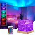 Magical Northern Lights For Your Room, Magic Northern Light, Aurora Night Light Projector With Remote Control, Color-Changing Mood Ocean Light For Home, Relaxation & Decor (16 Colors, Plug-in)