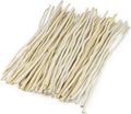 50Pcs Natural Twigs, Driftwood Branches, Unfinished Timber Rods for Model Making, Home Decor & Art Supplies (White 40CM)