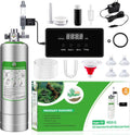 Upgraded 2L/5L Aquarium CO2 Generator System with Timer-Enabled Motor Valve, Upgrade CO2 System Kit with Quick-Release Structure for Aquarium Plants Tanks (2L)