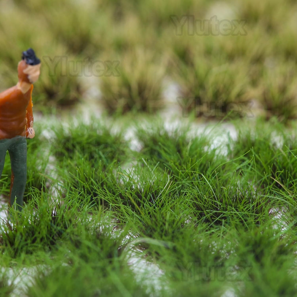 332-Piece 8mm Tall Diorama-Flowers-Grass Point Leaf Miniature Static-Grass for Model-Train-Scener Wargaming-Terrain ，Dioramas & DIY Crafts