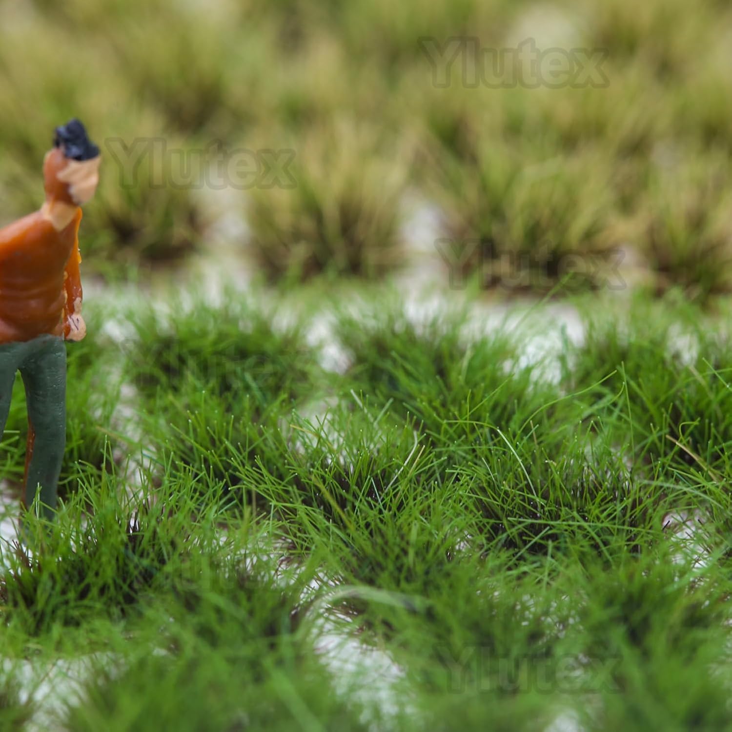 332-Piece 8mm Tall Diorama-Flowers-Grass Point Leaf Miniature Static-Grass for Model-Train-Scener Wargaming-Terrain ，Dioramas & DIY Crafts