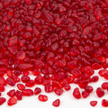 QEQEKAKA Sea Glass Stones for Crafts About 1LB (405g/14.28oz) Red Glass Pebbles Gemstones Bulk for Beaching Wedding DIY Decoration Aquarium Turtle Tank Vase Filler (Lake Blue)