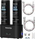 Waterdrop DLA Under Sink Water Filter, No Drilling Required, Reduces Chlorine, PFOA/PFOS, Bad Taste/Odor, Under Sink Water Filtration System, 11000 Gallons, Life Indicator, 2 Stage, Quick Change