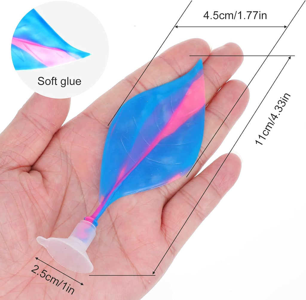 Lusofie 3Pcs Betta Fish Bed Leaf Hammock - Silicone Betta Fish Hammock, Aquarium Resting Spot, Comfortable and Safe