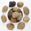 20LB Mixed Stones Pebbles River Rocks, Natural Beach Pebbles,2-3 Inch Decorative River Rocks for Landscaping Garden Paving Plant Rocks Crafting Walkways and Outdoor Decorative Stone