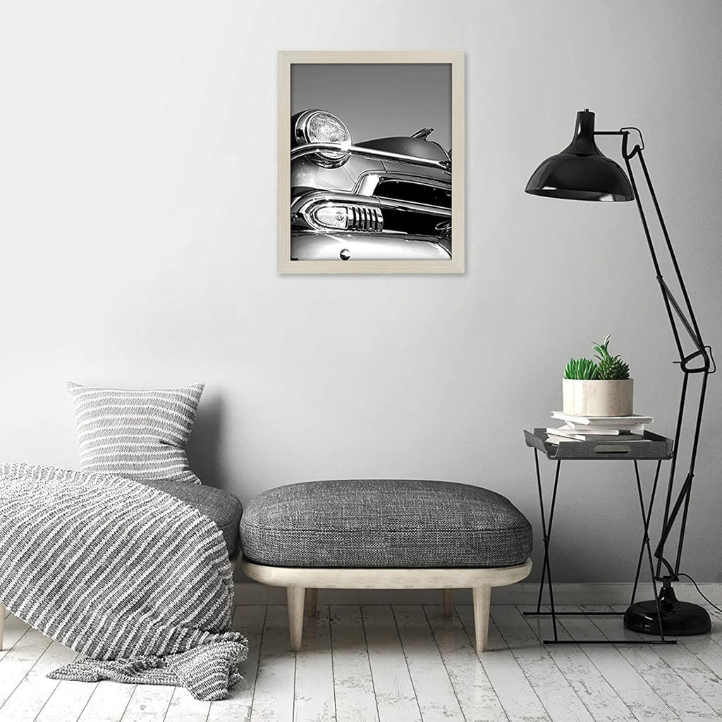 Americanflat 18x24 Poster Frame with Polished Plexiglass - Wide Picture Frames Made of Engineered Wood for Vertical or Horizontal Wall Display - Epic Collection - Light Wood