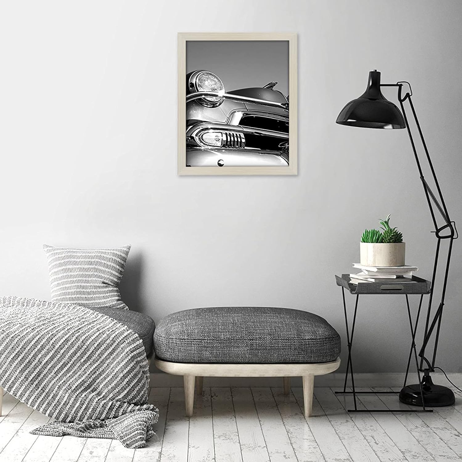 Americanflat 18x24 Poster Frame with Polished Plexiglass - Wide Picture Frames Made of Engineered Wood for Vertical or Horizontal Wall Display - Epic Collection - Light Wood