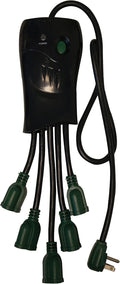 Go Green Power GG-5OCT GoGreen Power 5 Outlet Surge Protector, Black (GG-5OCT)