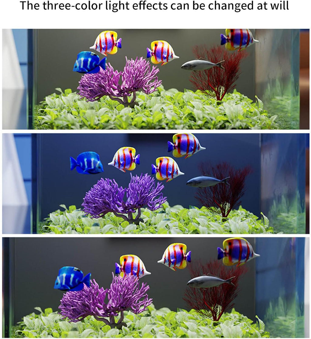 Regulable Aquariums Clip On LED Light USB Powered with Smarted Dimming for Small Fishes Tanks