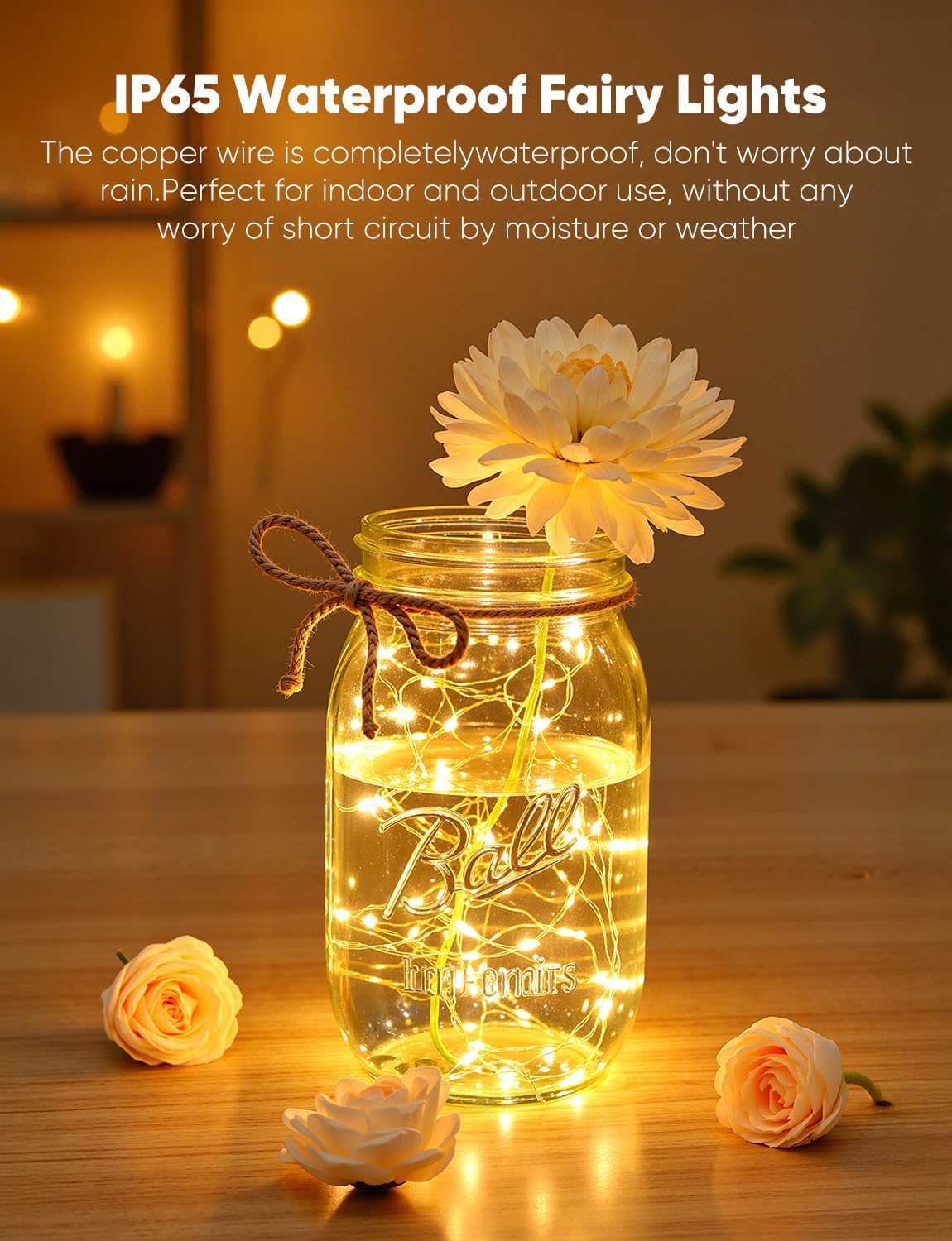 Brightown 14 Pack LED Fairy Lights Battery Operated String Lights, 7ft 20LED Waterproof Silver Wire Twinkle Lights, Firefly Starry Moon Lights for Mason Jars DIY Christmas Wedding Party Bedroom