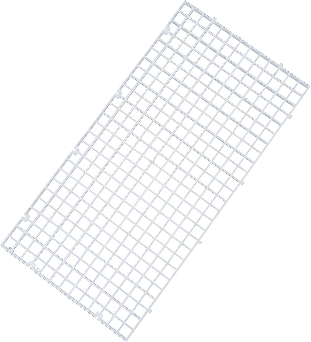 ALEGI 12 Pcs Aquarium Fish Tank Divider Plastic Egg Crate Aquarium Filter Bottom Tray Grid Isolation Board Partition Net Pane Separator (S 12pcs)