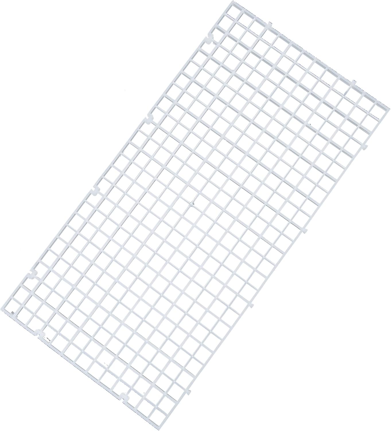 ALEGI 12 Pcs Aquarium Fish Tank Divider Plastic Egg Crate Aquarium Filter Bottom Tray Grid Isolation Board Partition Net Pane Separator (S 12pcs)
