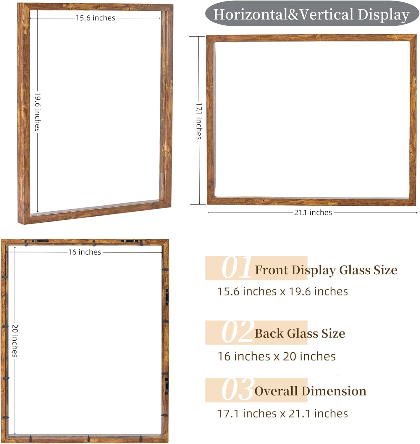 Floating Frame 16x20 Double Glass Shadow Box Frames 12x18 Floating Picture Frames 16x20 Shadow Box Floater Frame 20x24 Floating Frames For Pressed Flowers