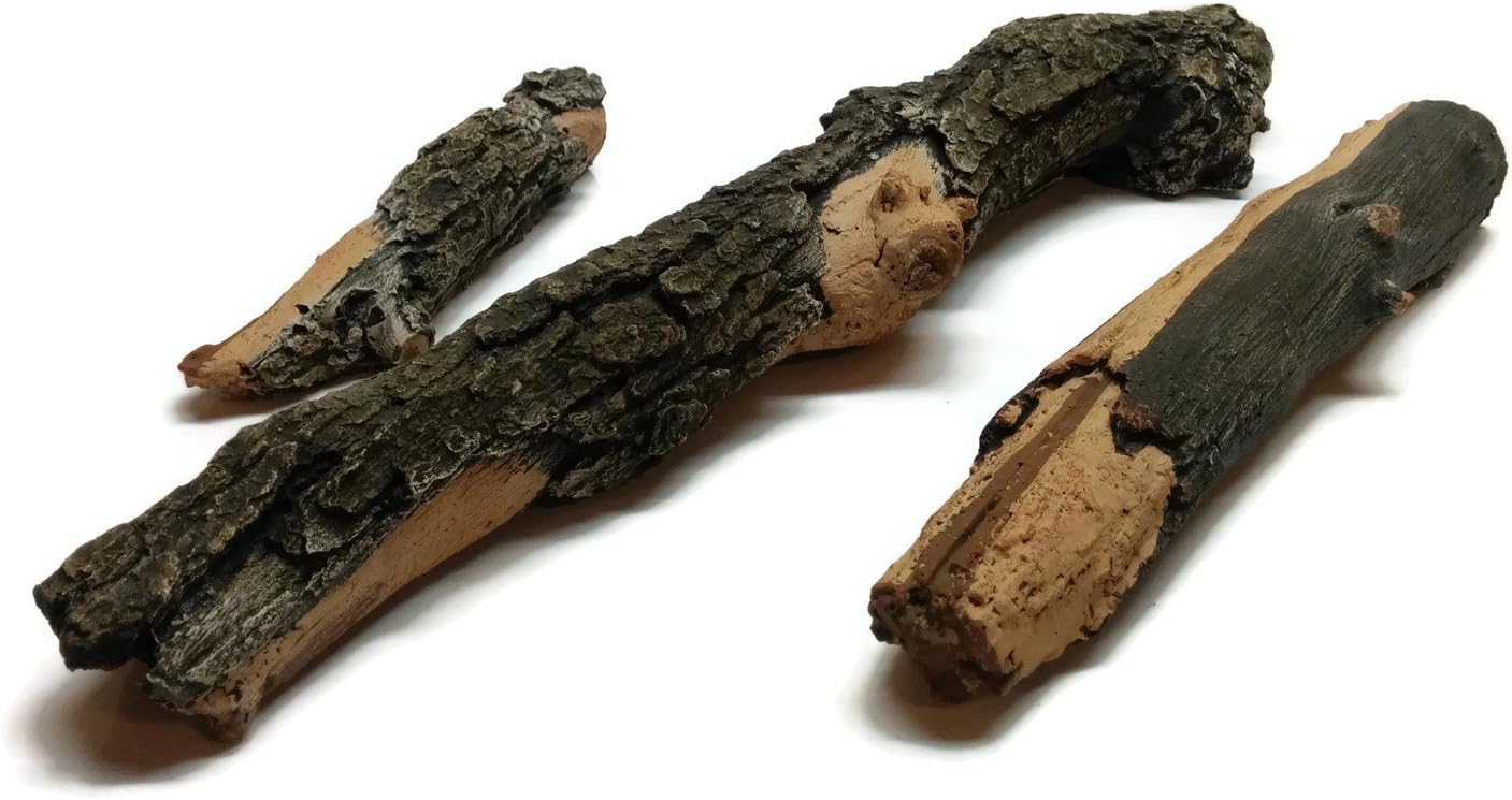 Midwest Hearth Gas Logs Deluxe Decorative Branch and Twig Set | Cast from Real Logs and Hand Painted in USA (Oak 5-Piece)