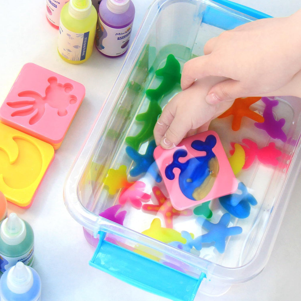Magic Water Elf Toy Kit - Magic Gel Water Pets with Aquarium Bottle - Make Your Own Squishies Crafts Toys - Crafts Kit for Kids Christmas Gifts Birthday for Girls Boys Age 6 7 8 9 10 Years Old