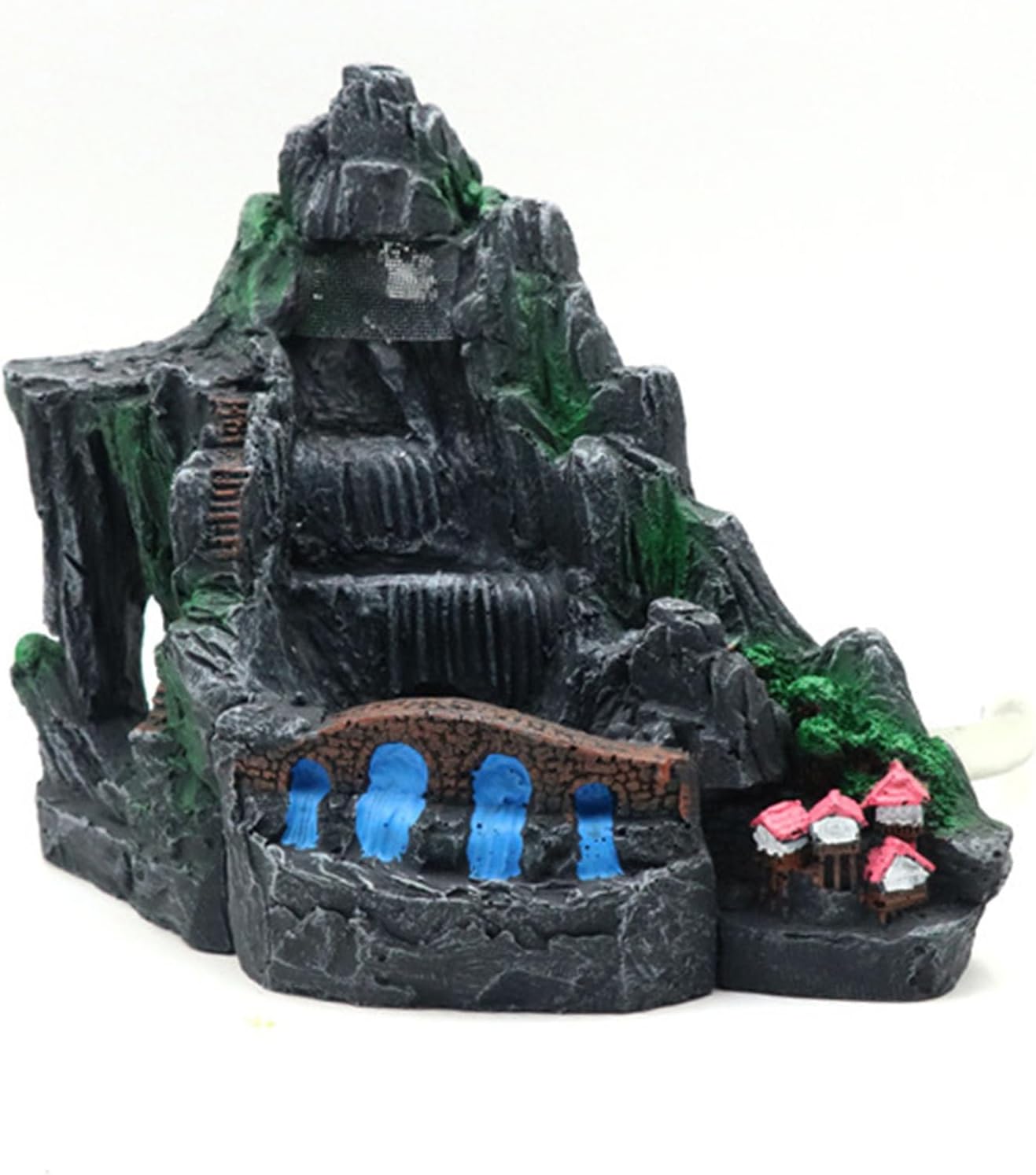 Aquarium Dynamic Waterfall Aquariums Decorations Art Terrarium Habitat Ornaments Photo Props Waterfall Fish Tanks Ornaments