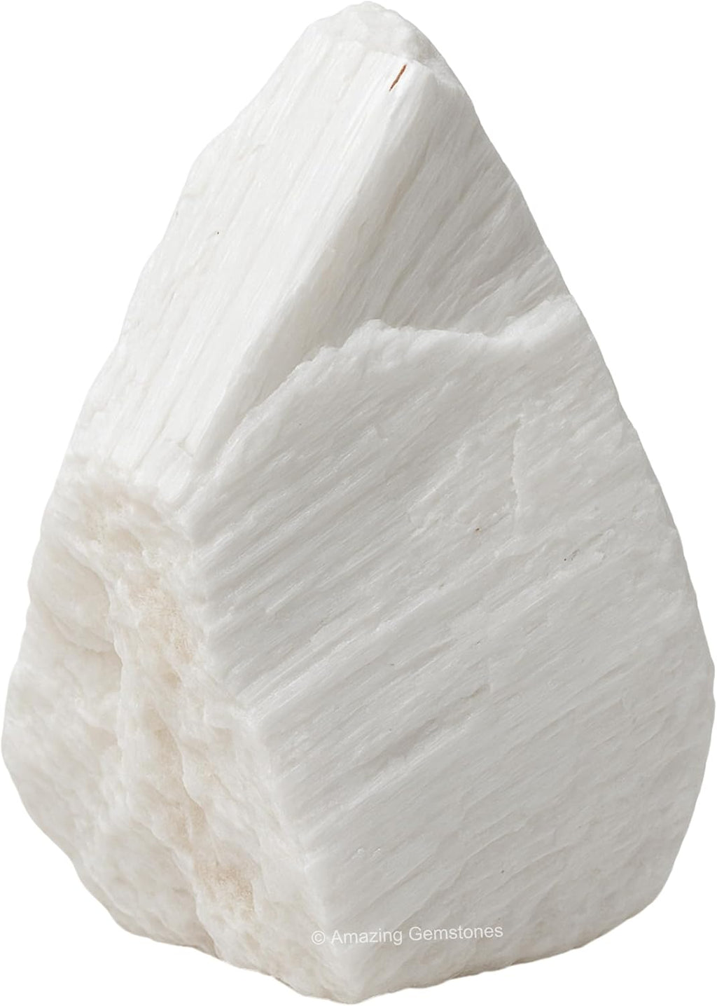 Amazing Gemstone 2 Pieces Scolecite Raw Crystals and Healing Stones, Natural Rocks for Tumbling and DIY Raw Stones and Crystals