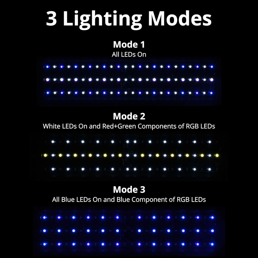 NICREW 20W Saltwater Aquarium Light, Marine LED Reef Light for Corals, Programmable Timer Controller, 18 to 24-Inch