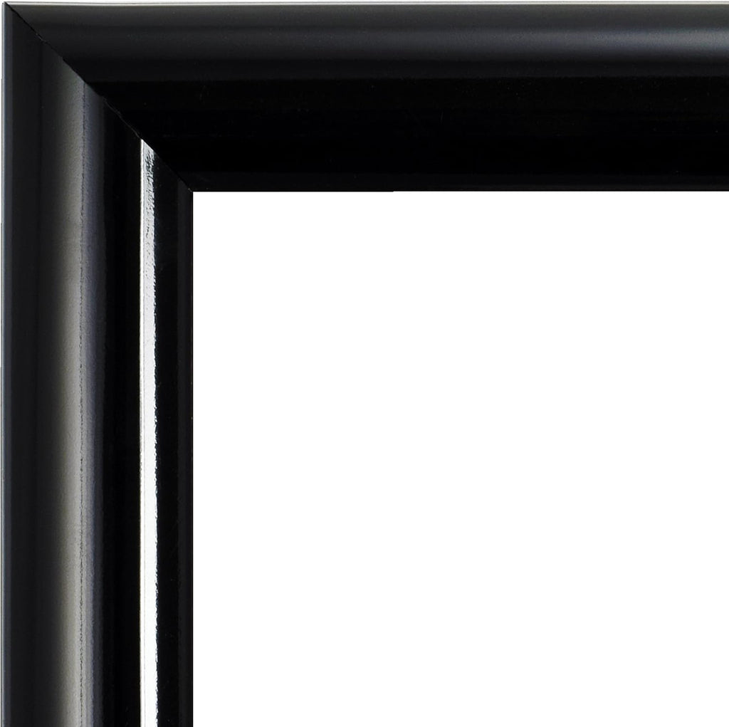 MCS Trendsetter 20x24 Poster Frame Black High-Gloss, Vertical & Horizontal Wall Hanging Large Picture Frame for Photos, Posters & Art Prints (1-Pack)