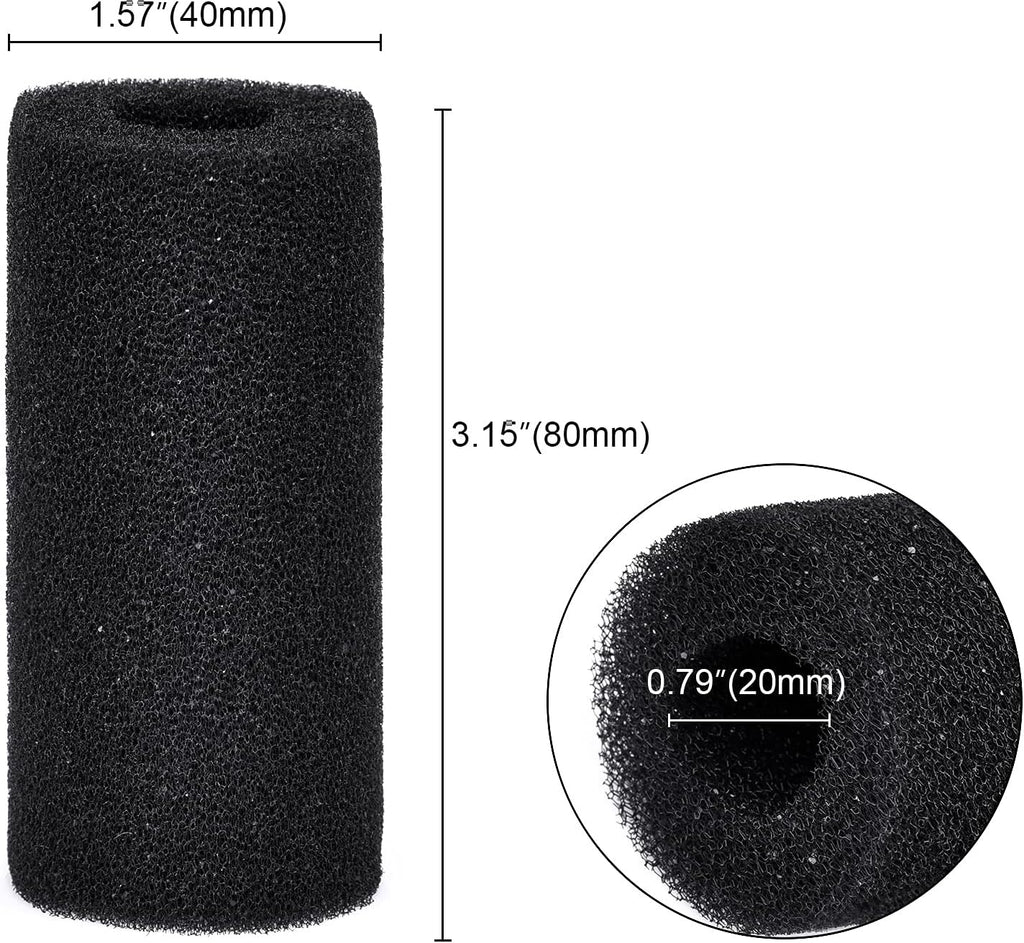 4PCS Aquarium Pre-Filter Foam Sponge Roll Large - Intake Filter Sponge for Aquarium Fish Tank