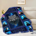 Wolf Throw Blanket Wolf Stuff Gifts for Kids Girls Boys Adults Women Men Soft Cozy Warm Plush Fluffy Fuzzy Fleece Blanket Decor 50''X60''