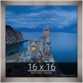 wallsthatspeak 16x16 Stainless Picture Frame for Puzzles Posters Photos or Artwork