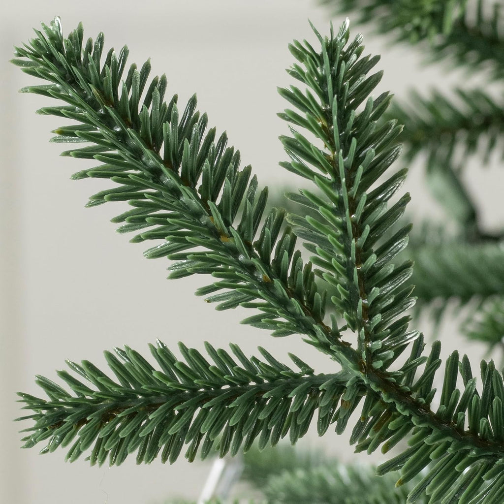 Balsam Hill European Silver Fir - Elegant Artificial Christmas Tree with True Needle Foliage Available Unlit or with LED Clear Lights, Unlit, 9'