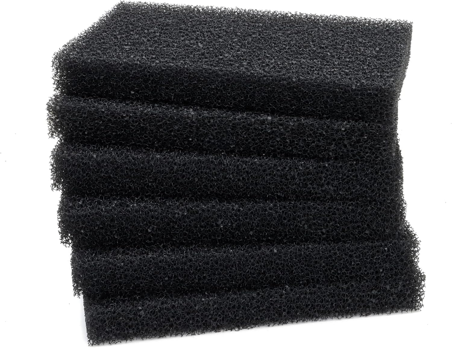 Aquarium Bio Filter Media Sponge, 6.28 x 4 x 0.78 inch 6 Pack Cut-to-Size Foam for Aquarium Fish Tank (6 pcs)