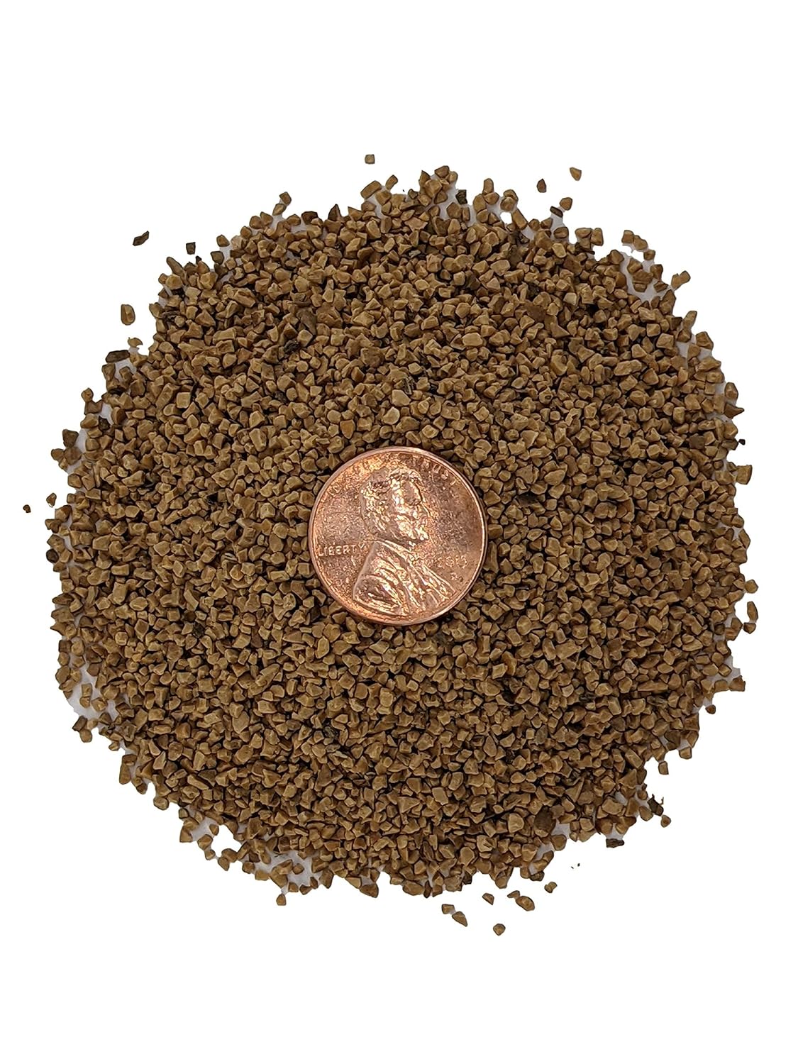 Premium Ground Walnut Shell Media Grit Size 12/20-5 lbs/2.3 kg - Medium Grit Walnut Shells for Tumbling, Blasting or Vibratory Use