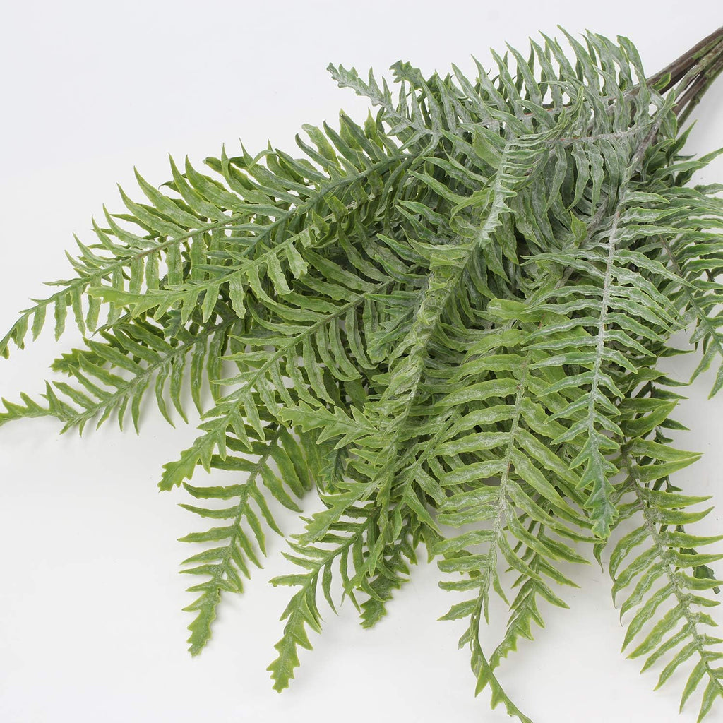 Briful 30" Artificial Boston Fern Plants Bushes Fake Shrubs Bush Greenery Plants Faux Fern Plant Large for Outdoors UV Resistant Garden Plants or Home Office Desk Indoor Decor 3pcs
