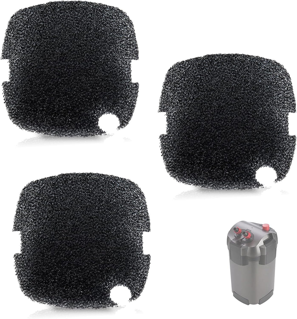 Aquarium Filter Foam Comaptible with Marineland Canister Filter C-Series and Magniflow 160/220 Filters, Aquarium Filter Rite-Size S Supports Biological And Mechanical Aquarium Filtration, 3 Pcs