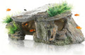 Betta Fish House Aquarium Decor,Resin Hollow Tree Trunk Cave, Ideal for Small Fish, Shrimp & Reptiles, Fits Various Aquarium Sizes