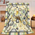 Parrot Bird Throw Blanket Cute Cockatiel Blanket Gifts for Girls Women Kids Boys Adults Men Super Soft Cozy Plush Fluffy Fuzzy Fleece Blanket Home Decor 40''X50''