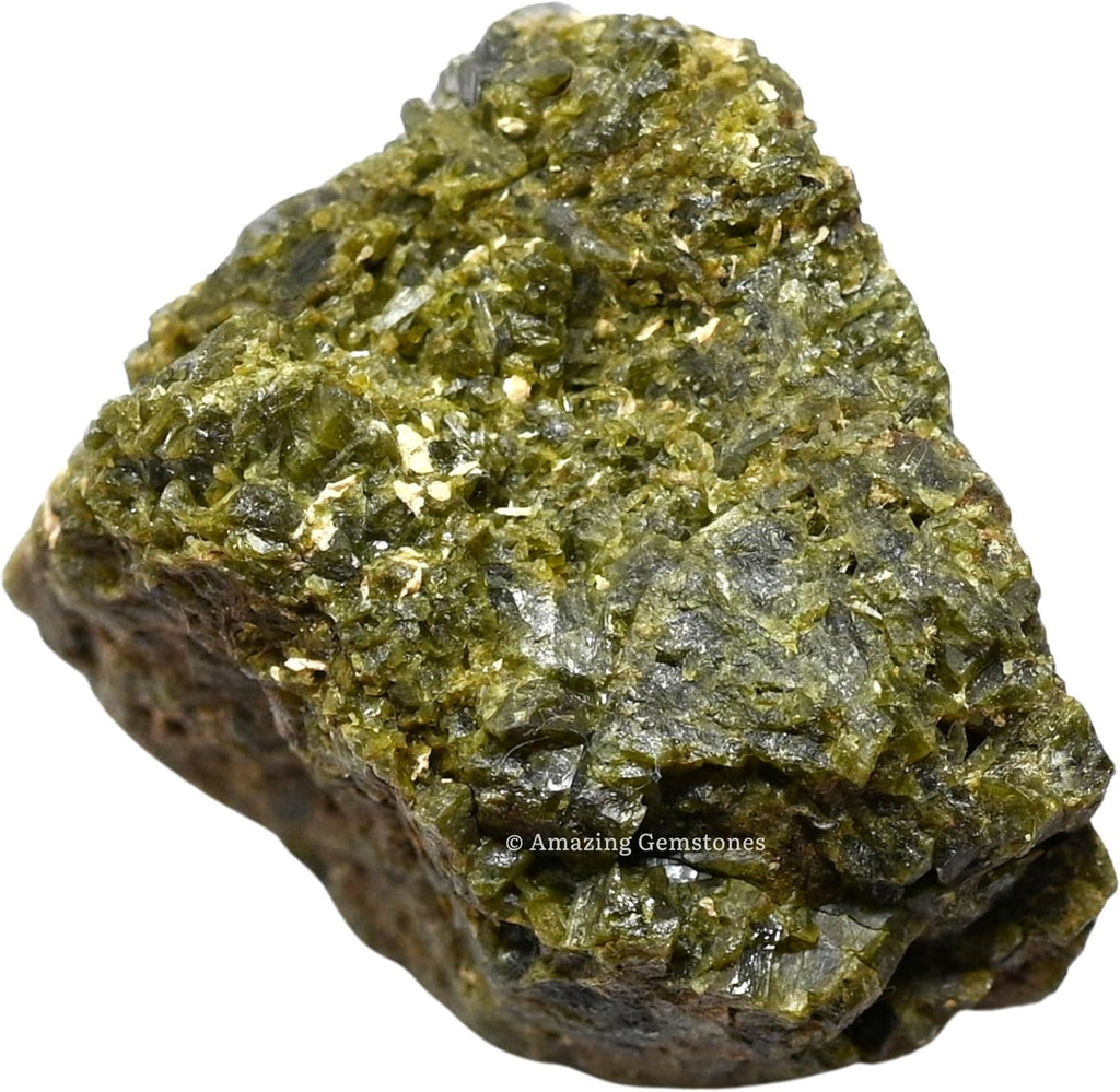 Green Tourmaline in Matrix Raw Crystals and Healing Stones, Natural Rocks for Tumbling and DIY Raw Stones and Crystals (1 lb)