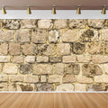 CapiSco Vintage Stone Wall Backdrop 7x5FT Ancient Rock Wall Textured Background for Photography Home Garden Wallpaper Party Decorations Banner
