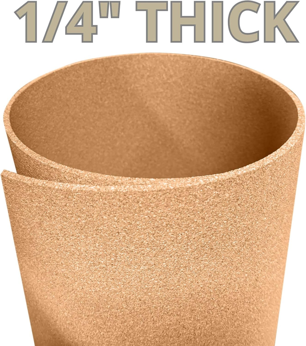 Manton Cork Standard Grade Cork Sheet - 4' x 8' x 1/4", 100% Natural Material for Bulletin Boards, Decorative Photo and Message Push Pin Displays - Perfect for Home, School, and Office