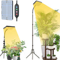 Smart Control Tall Bonsai Tree Grow Light with Stand and Timer, 25 Watt Standing Plant Growing Lamps for Large Houseplants, Adjustable 12"-48" Tripod Stand Grow Light