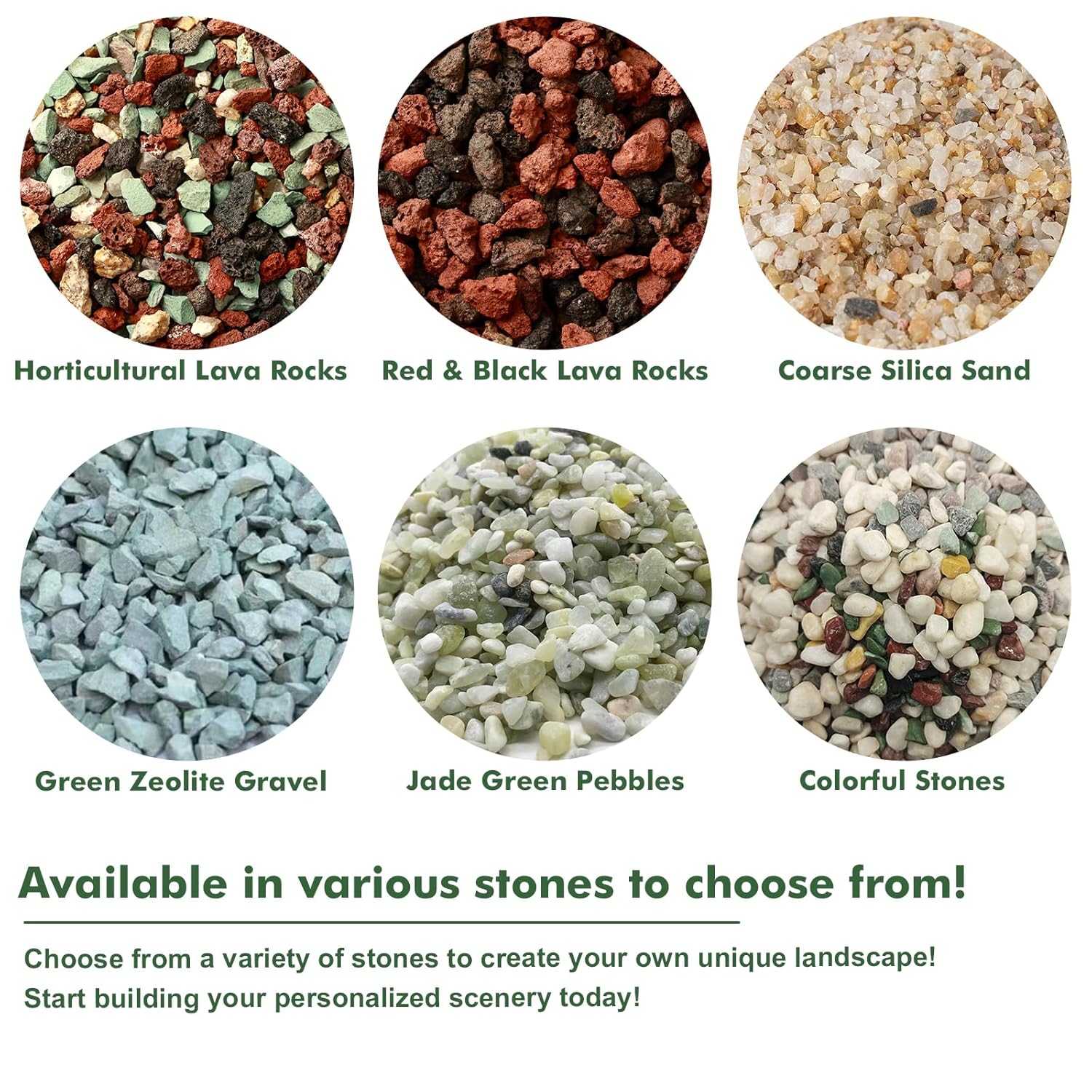 11 Pounds Mix Lava Rocks, 5-8 mm Red and Black for Plants, Bonsai, Horticultural Grit Soil Cover Gravel for Succulents, Hydroponics, Fairy Gardening, Top Dressing, Plant Drainage