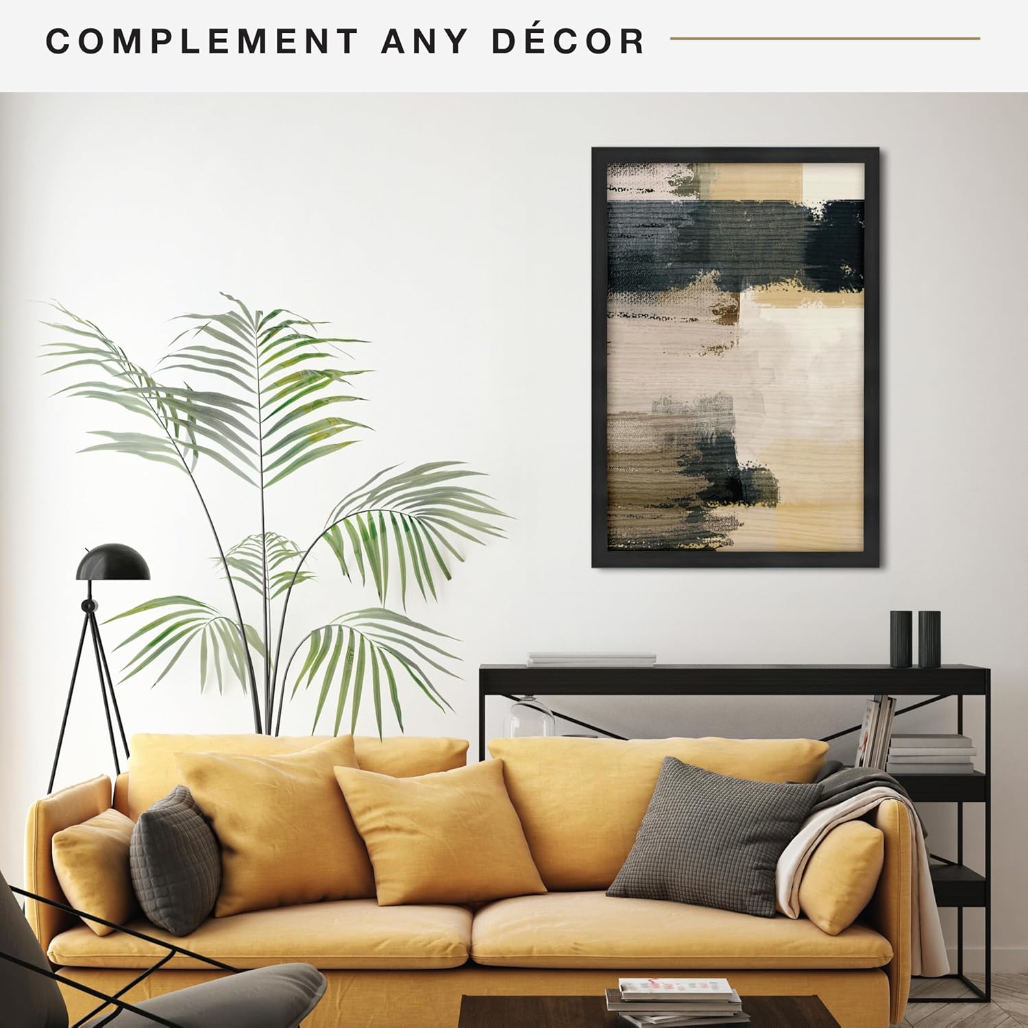MCS Museum Poster Frame, Onyx, 24 x 36 in, Single