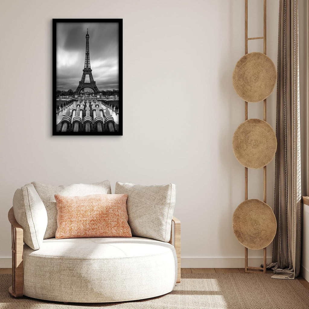 Americanflat 16x28 Picture Frame with Polished Plexiglass - Black Picture Frame - Wide Photo Frames Made of Engineered Wood for Vertical or Horizontal Wall Display - Epic Collection - Black