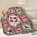 Cardinal Throw Blanket Red Bird Cardinal Stuff Gifts for Kids Girls Boys Adults Women Men Soft Cozy Warm Plush Fluffy Fuzzy Fleece Blanket Christmas Decor 50''X60''