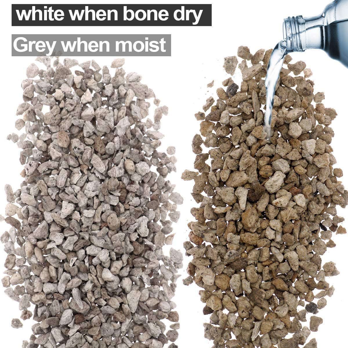 TOYPOPOR Horticultural Bonsai Pumice Succulent Cactus Plants Garden Turface Pumice Gravel Rock Tree Soil Additive Faster Draining Blend, Optimal Drainage, Improves Soil Aeration and Promotes Root 6lbs