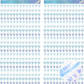 BRAVESHINE Iridescent Hanging Butterfly Foil Fringe Curtain - 2 Pack 3.2x6.6ft Holographic Party Streamers Backdrop for Baby/Bridal Shower/Mermaid/Frozen/Fairy/Princess/Butterfly Birthdays Decorations