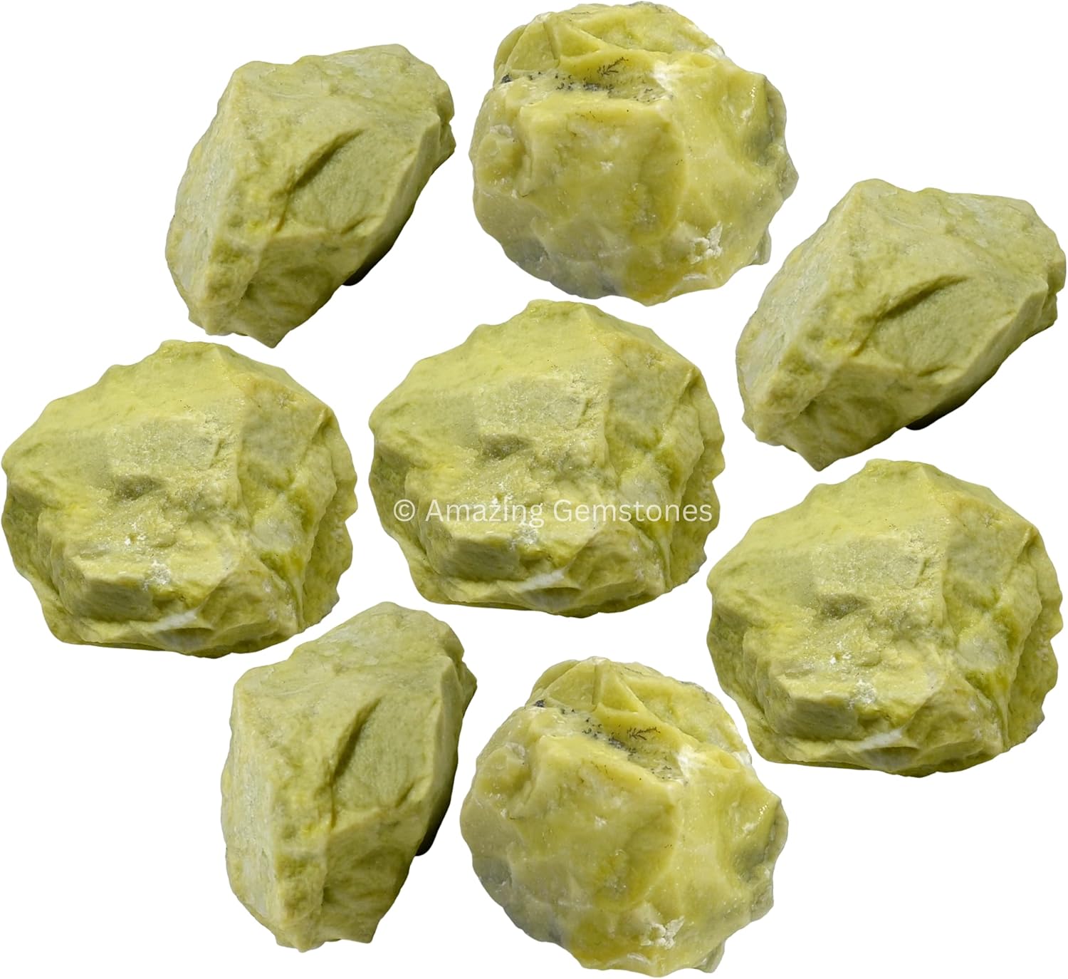 Amazing Gemstone Serpentine Raw Crystals and Healing Stones, Natural Rocks for Tumbling and DIY Raw Stones and Crystals (1 lb)