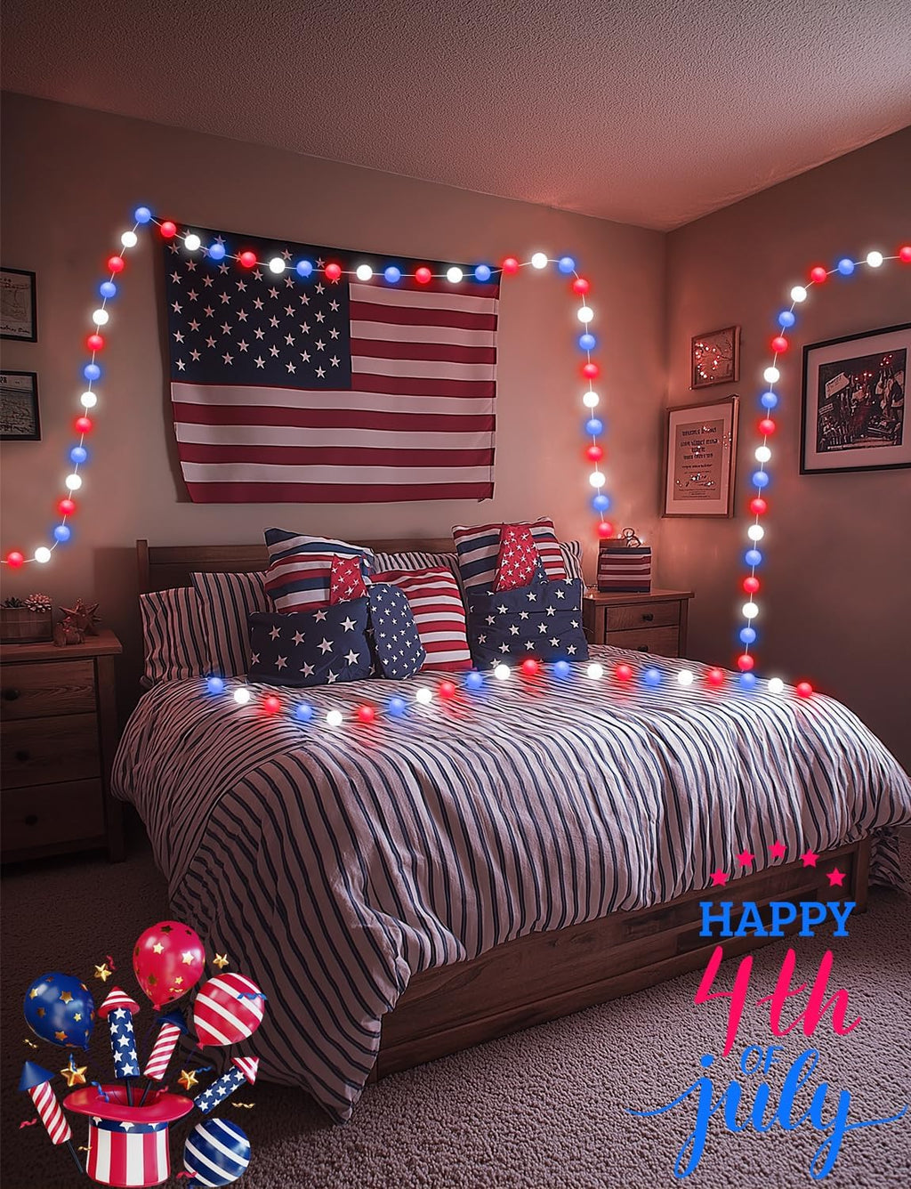 Smart Color Changing Globe String Lights, 33Ft 16 Million Colored Fairy Lights Plug in APP & Remote Control DIY Music Sync Twinkle Light for Bedroom Classroom Christmas Decor Christmas Gift